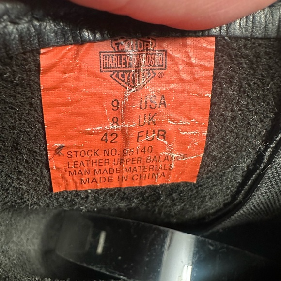 harley davidson mens waterproof riding boots size 9 Only Wore Twice $230 Metal - Picture 6 of 6
